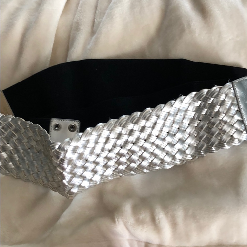 Eloquii stretch belt 22/24 silver